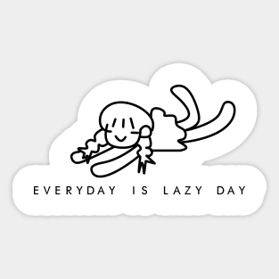 Lazy Day Sticker